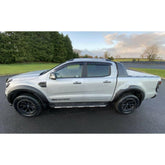 Ford Ranger T6 2012-2022 - Double Cab Wind Deflectors - External Fit - D004